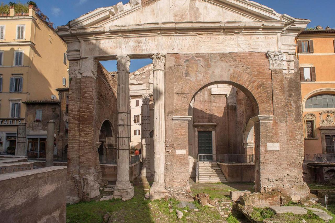 Bilocale Nel Cuore Del Quartiere Ebraico Rome Bagian luar foto